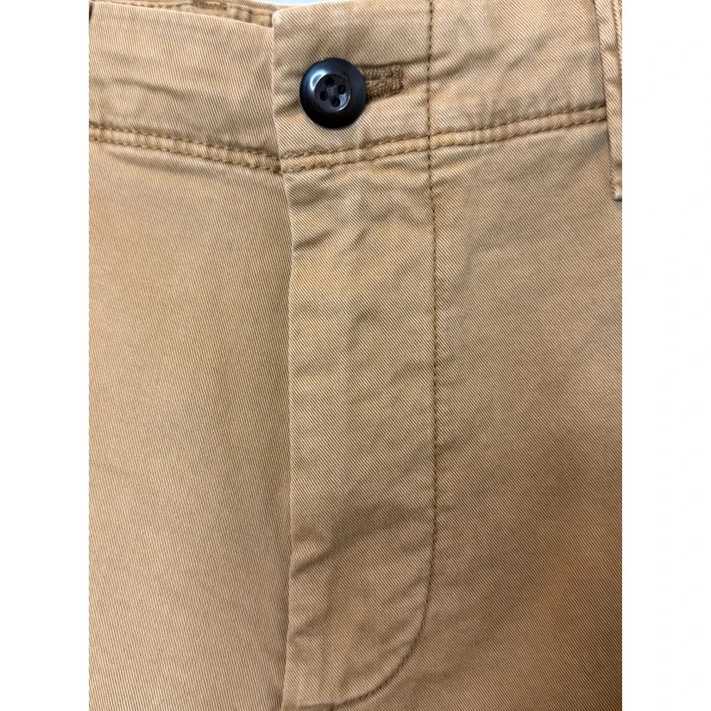 GAP‎ For Good Mens Slim Fit Chino Pants Brown Tobacco Stretch 34x32 Cotton Twill